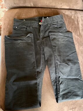 H&M Divided Black Jeans with Red Logo Tab